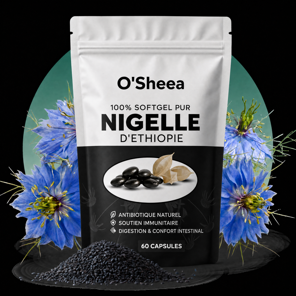Sachet O'Sheea Nigelle d'Ethiopie, 60 capsules