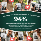 94% des utilisateurs satisfaits O'Sheea