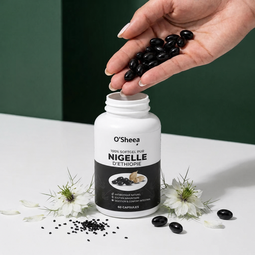 Capsules O'Sheea versees dans la main